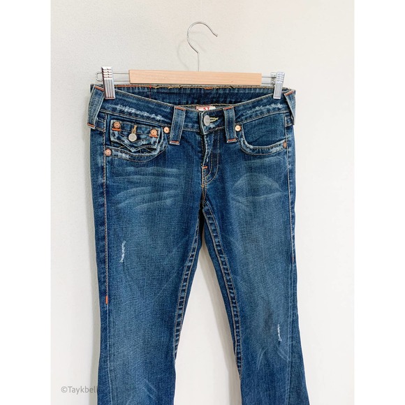 True Religion Heavyweight Flare Denim Jeans, 27 - Picture 3 of 12